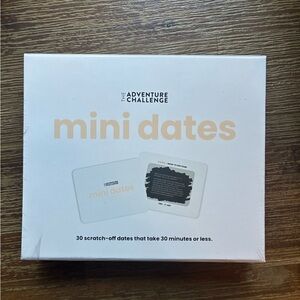 Mini Dates Card Game - White